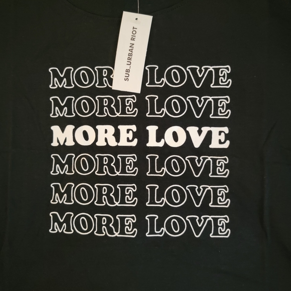 SubUrban Riot More Love Tshirt - Picture 2 of 3